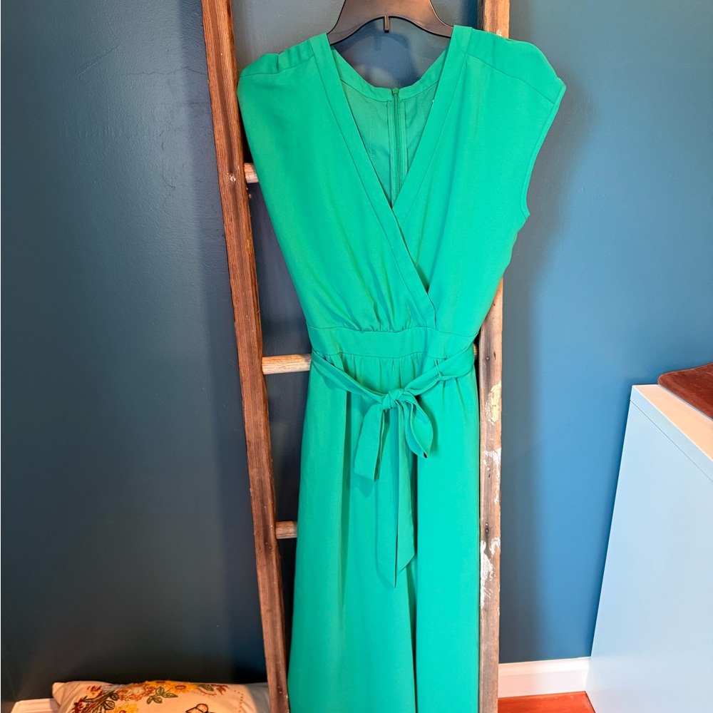Eliza J Vibrant Green Jumpsuit